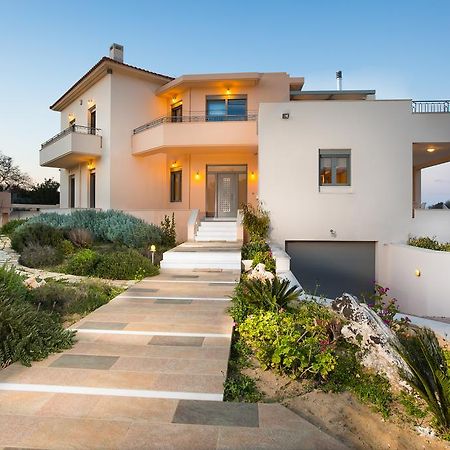 Deluxe Villa Ianthos - Outdoor Hot Tub & Kids Pool Gállos المظهر الخارجي الصورة