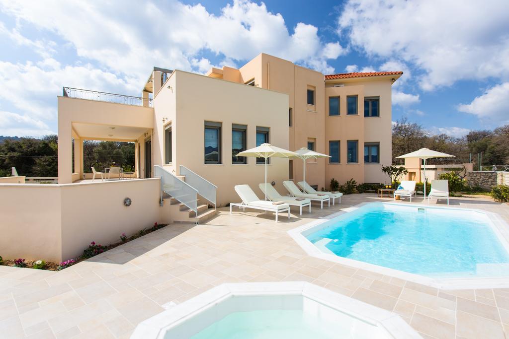 Deluxe Villa Ianthos - Outdoor Hot Tub & Kids Pool Gállos المظهر الخارجي الصورة
