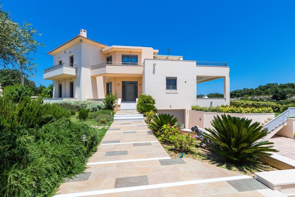 Deluxe Villa Ianthos - Outdoor Hot Tub & Kids Pool Gállos المظهر الخارجي الصورة