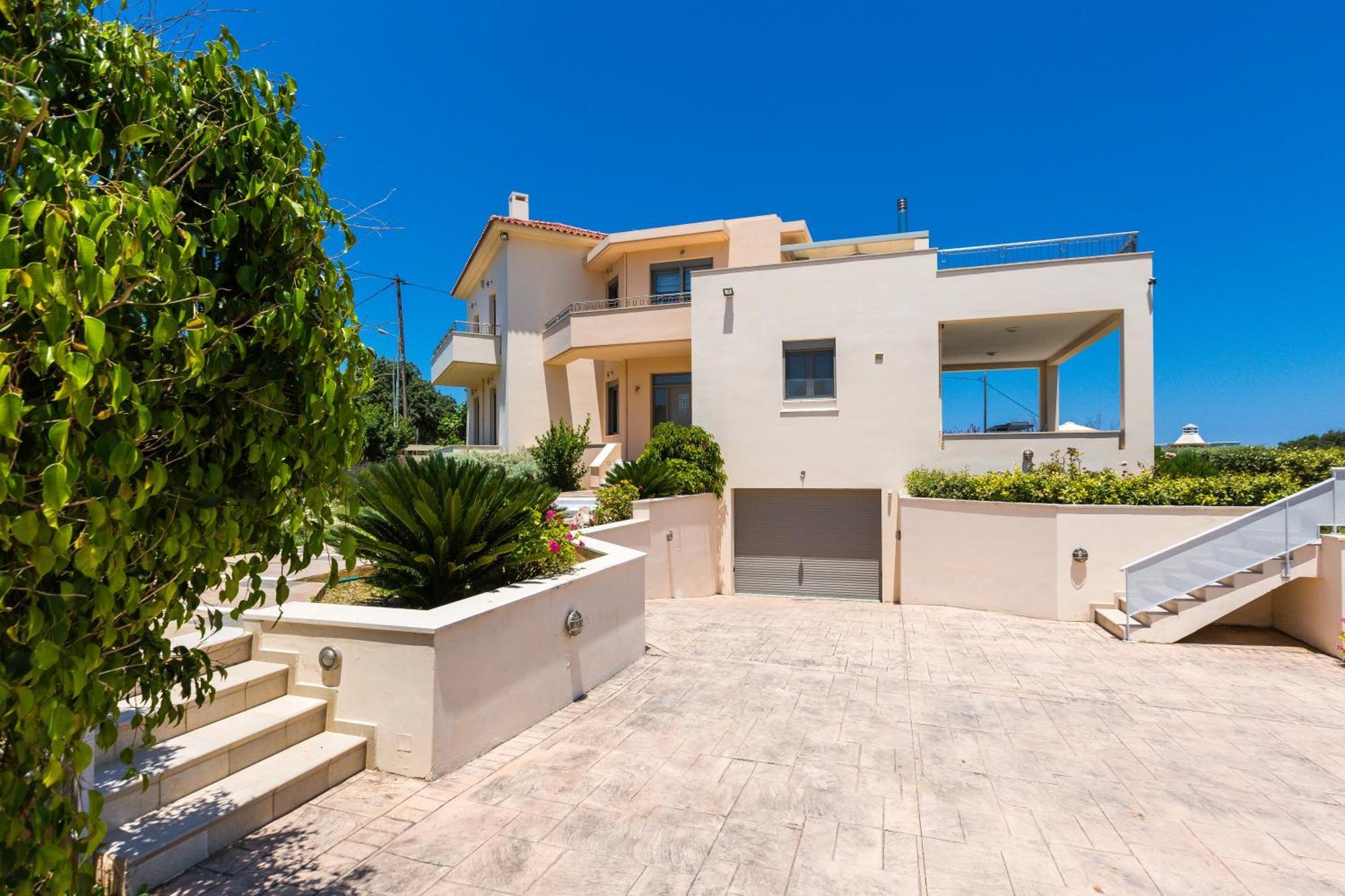 Deluxe Villa Ianthos - Outdoor Hot Tub & Kids Pool Gállos المظهر الخارجي الصورة